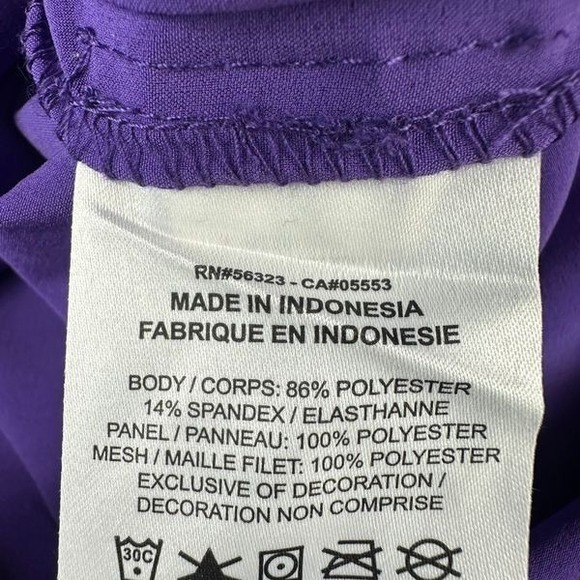 Nike Pregame 1/4 Zip Coaches Player Jacket Mens Large Purple Dri-Fit Hood NEW - Picture 5 of 5